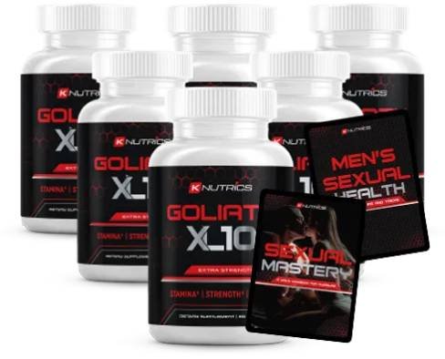 Goliath XL10 discounted order deal shown on the final sale page